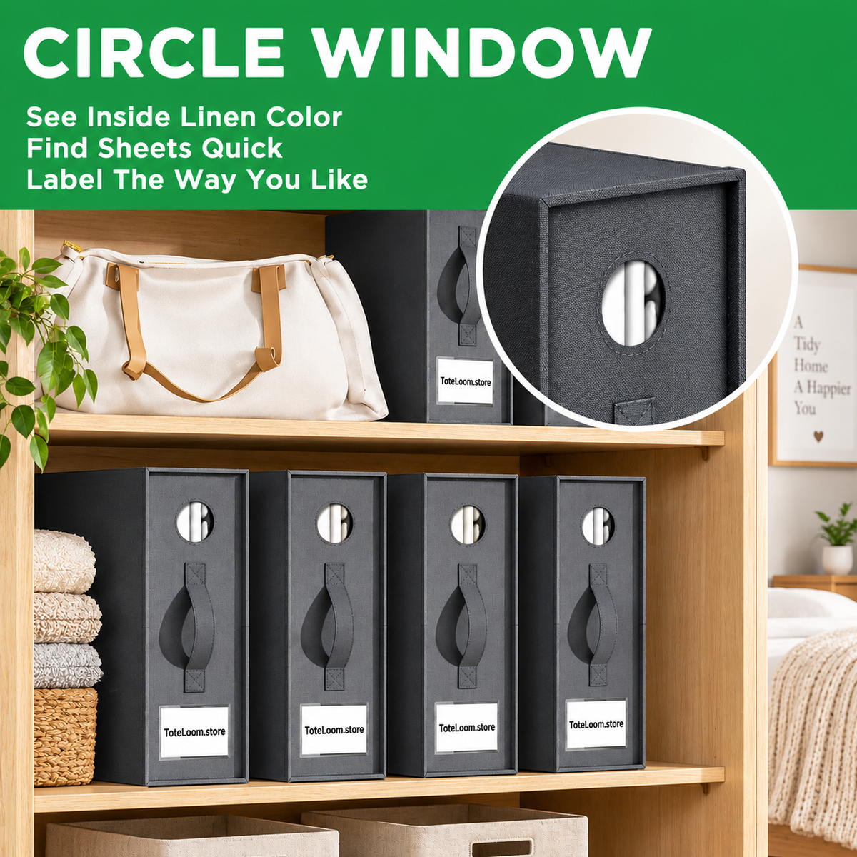 Bed Sheet Organizers - 4 Pcs