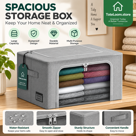 Jumbo Foldable Storage Bin